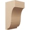 Ekena Millwork 12"W x 12"D x 24"H Wide Van Buren Rough Cedar Woodgrain TimberThane Corbel, Primed Tan CORUR12X12X24VANRCPR - alternate 1